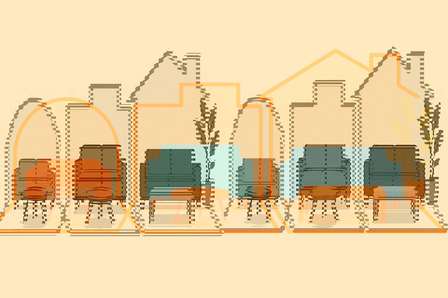 راهنمای انتخاب مبل بر اساس متراژ خانه | چطور متناسب با فضای منزل، مبل بخریم؟